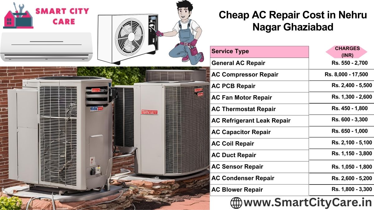 Cheap AC repair Cost list in  Nehru Nagar, Ghaziabad