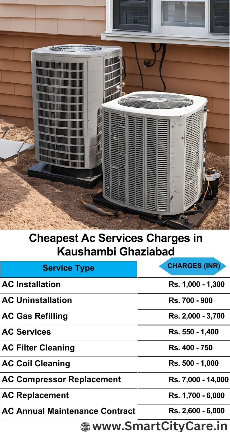 AC Services charges list in  Kaushambi, Ghaziabad