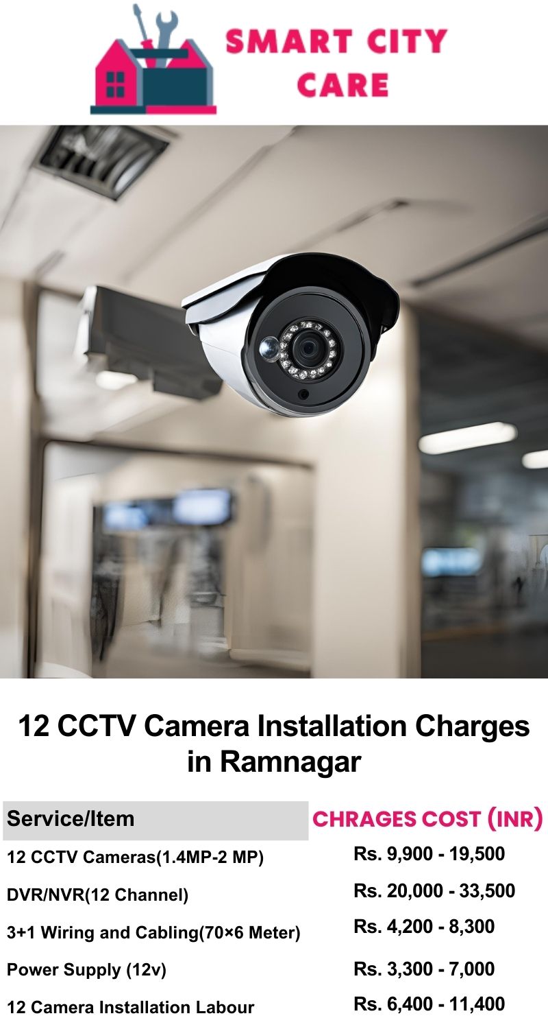 12 CCTV camera installation cost list in  Ramnagar