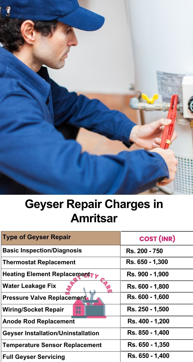 Comprehensive Geyser Electrical Appliance Repair Services in Amritsar