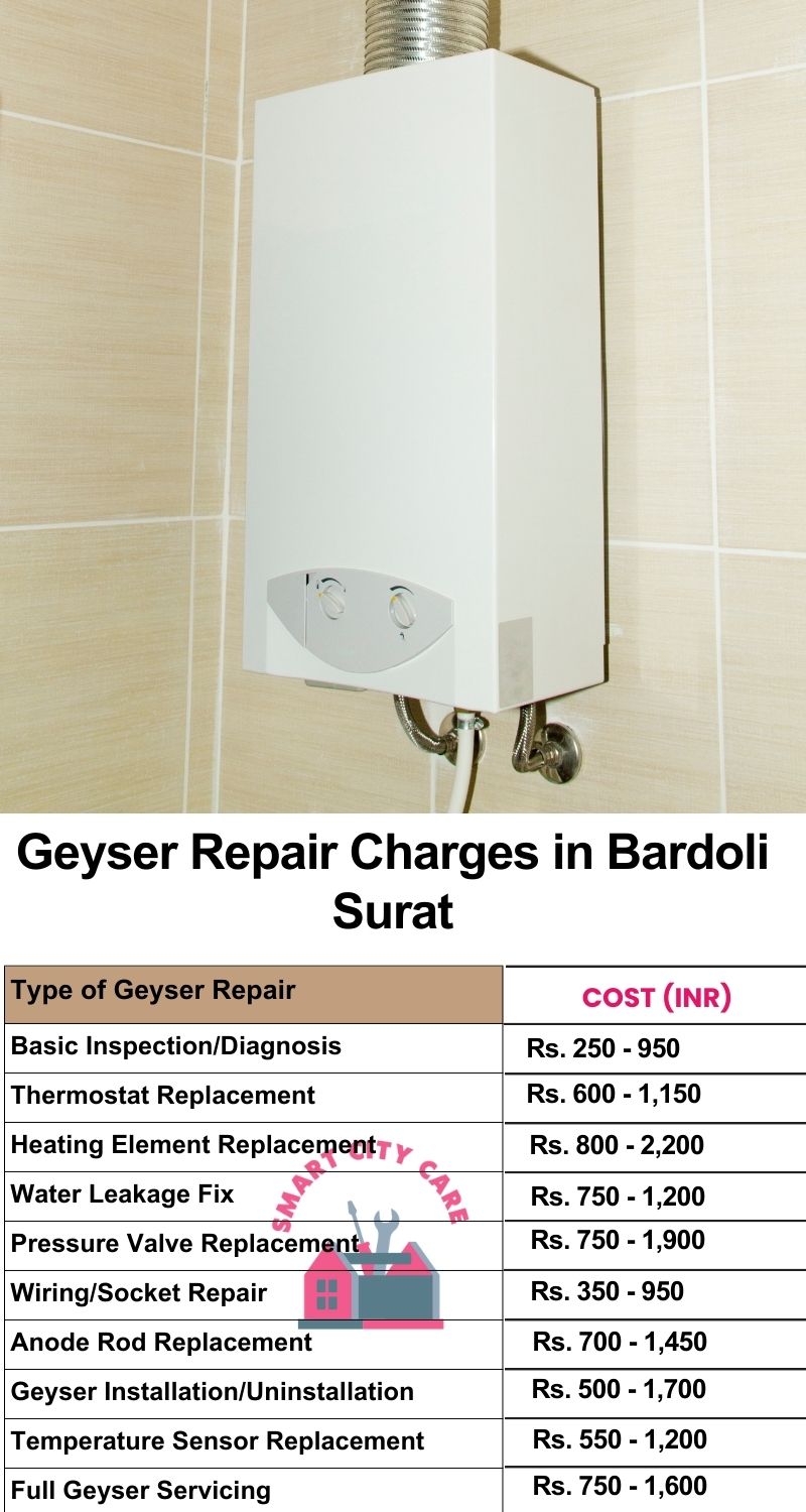 Comprehensive Geyser Electrical Appliance Repair Services in  Bardoli ,Surat 