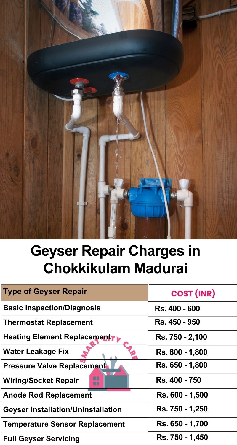 Comprehensive Geyser Electrical Appliance Repair Services in  Chokkikulam ,Madurai 