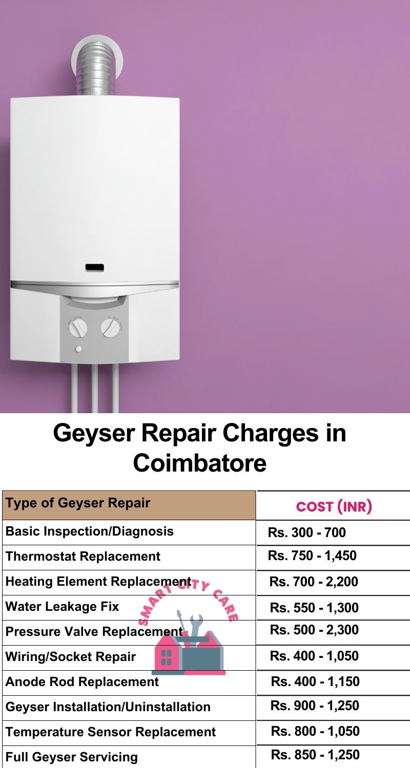 Comprehensive Geyser Electrical Appliance Repair Services in Coimbatore