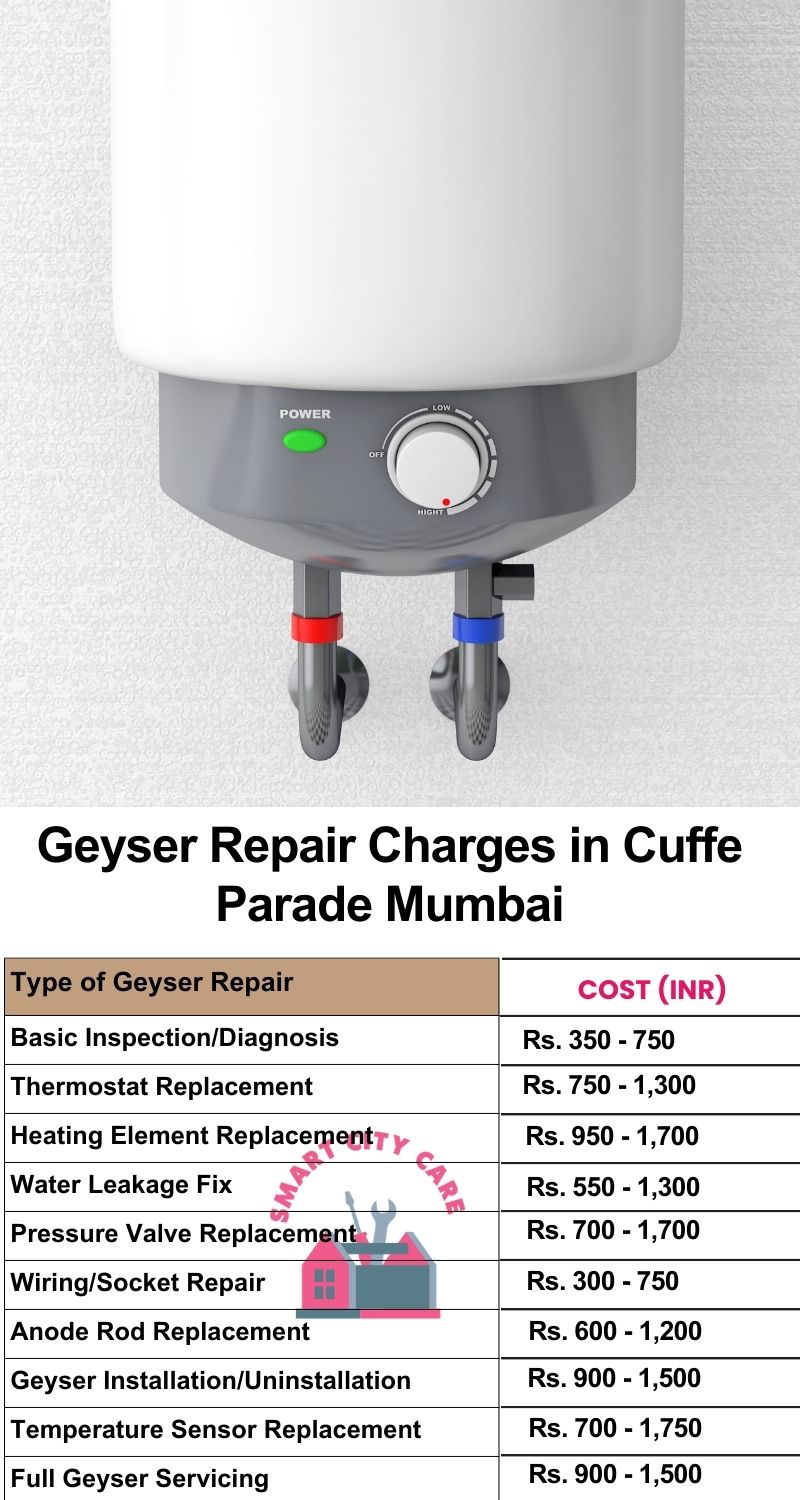 Comprehensive Geyser Electrical Appliance Repair Services in  Cuffe Parade ,Mumbai 