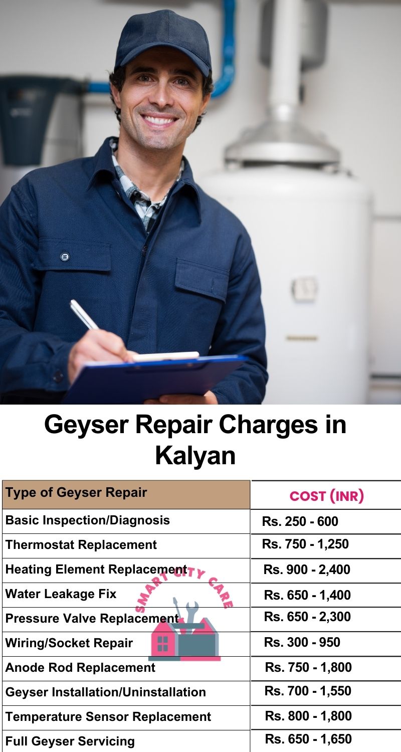 Comprehensive Geyser Electrical Appliance Repair Services in Kalyan