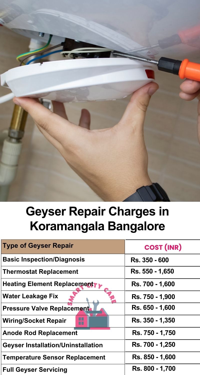 Comprehensive Geyser Electrical Appliance Repair Services in  Koramangala ,Bangalore 