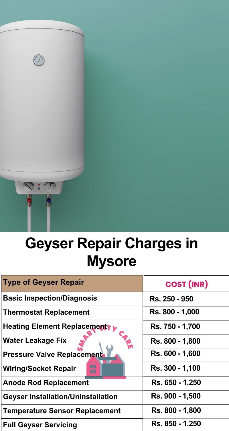 Comprehensive Geyser Electrical Appliance Repair Services in Mysore