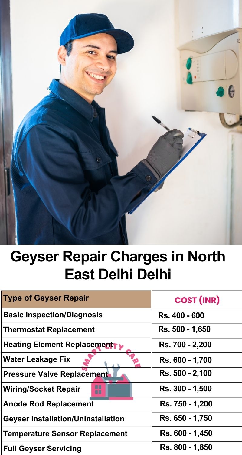 Comprehensive Geyser Electrical Appliance Repair Services in  North East Delhi ,Delhi 