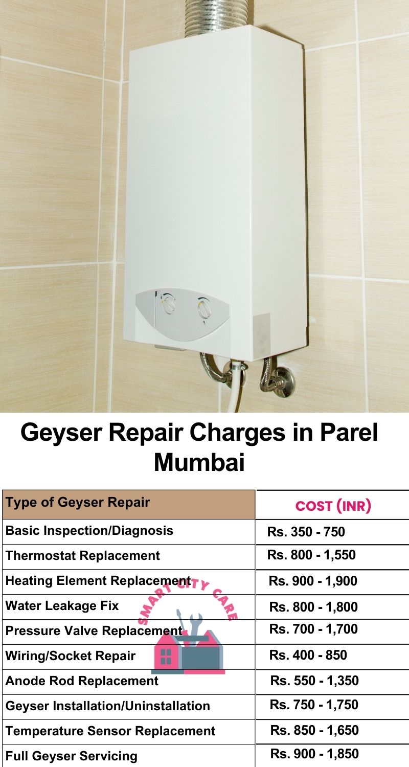 Comprehensive Geyser Electrical Appliance Repair Services in  Parel ,Mumbai 