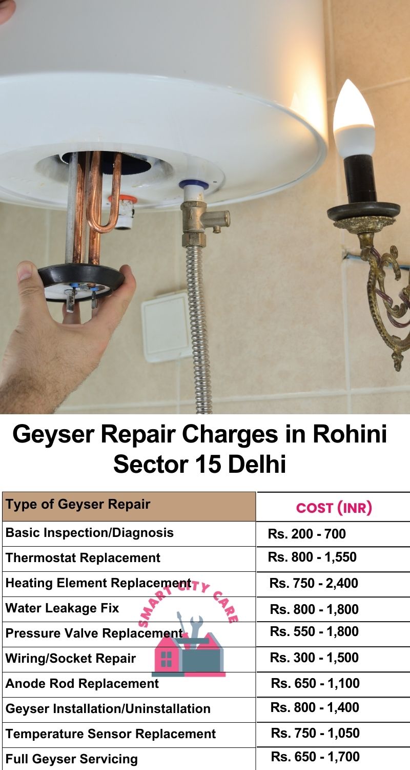 Comprehensive Geyser Electrical Appliance Repair Services in  Rohini Sector 15 ,Delhi 