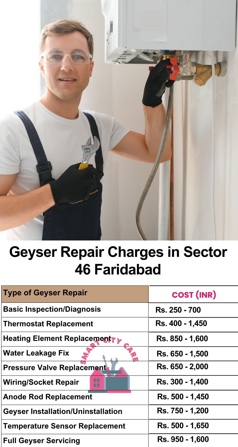 Comprehensive Geyser Electrical Appliance Repair Services in  Sector 46 ,Faridabad 