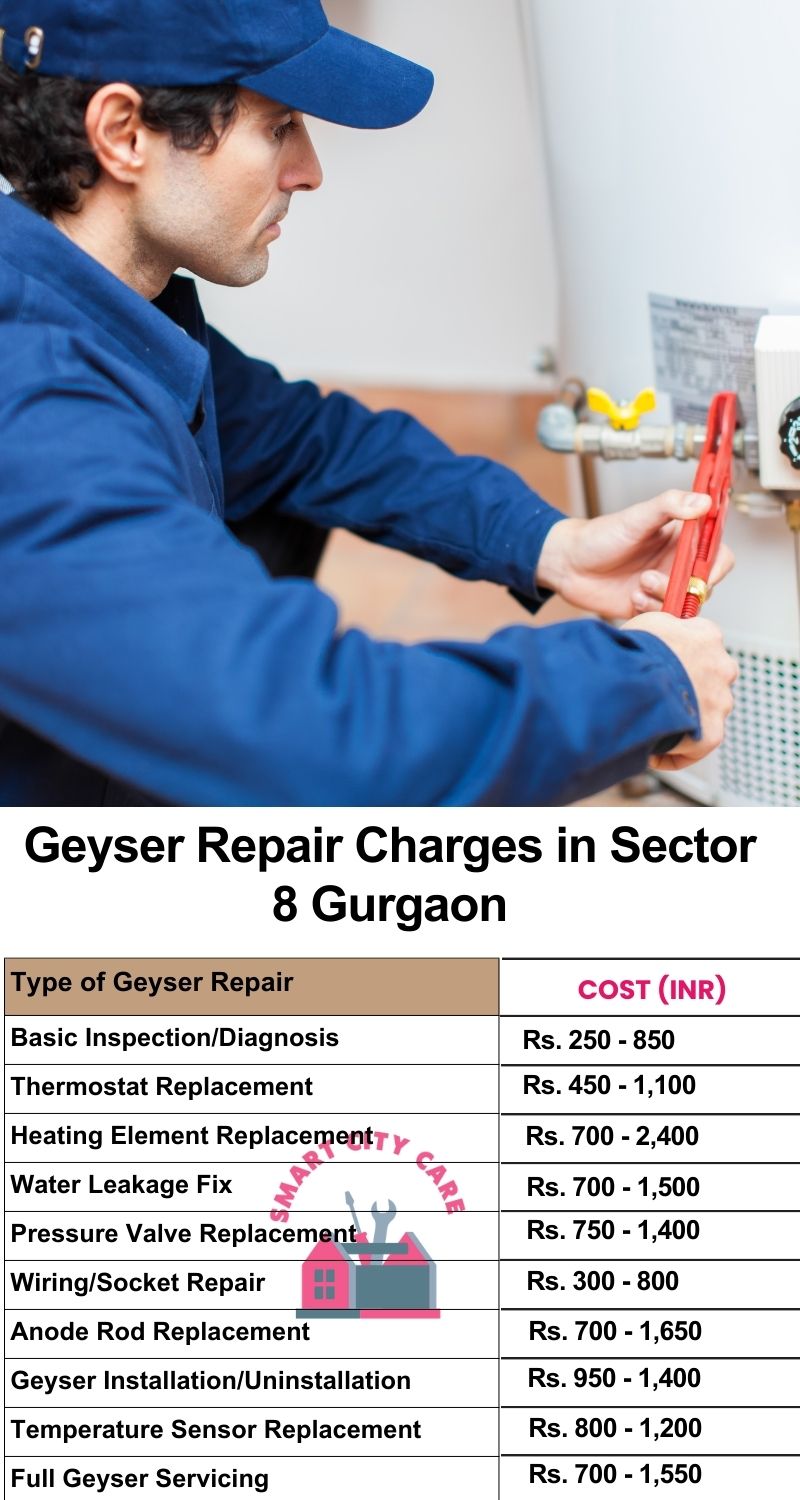 Comprehensive Geyser Electrical Appliance Repair Services in  Sector 8 ,Gurgaon 