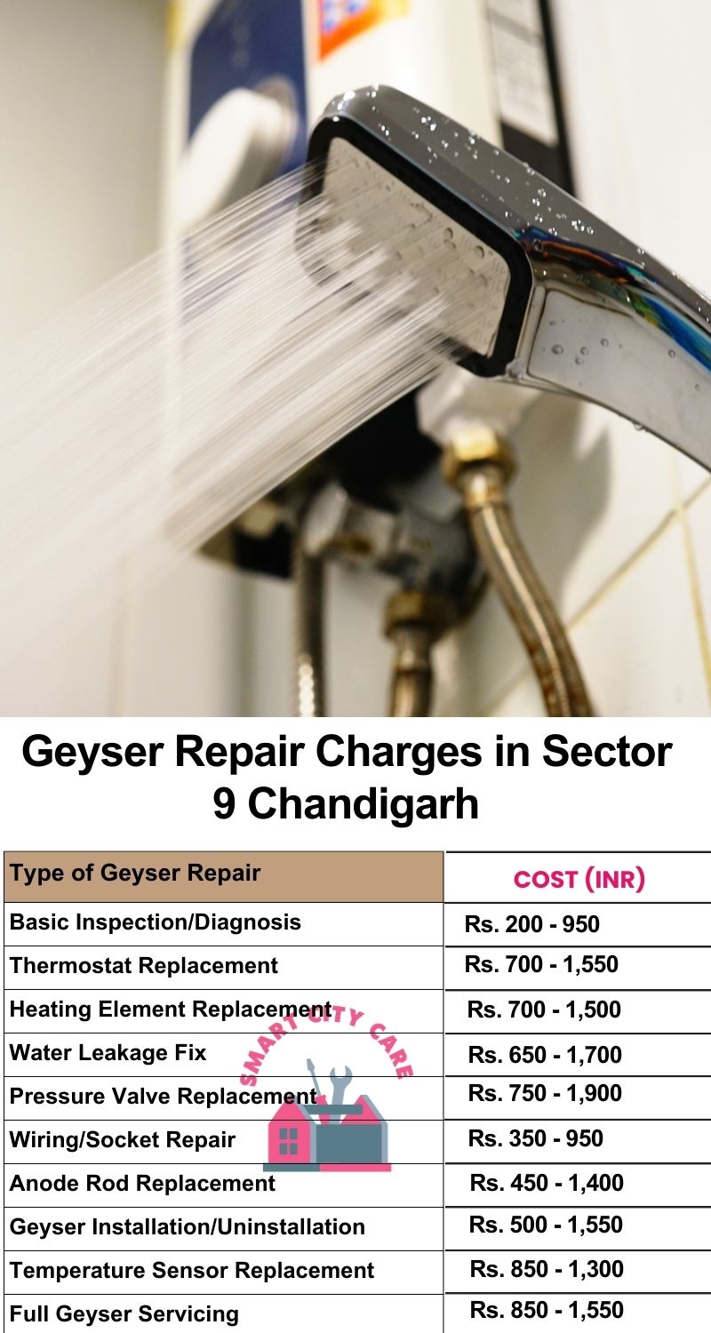 Comprehensive Geyser Electrical Appliance Repair Services in  Sector 9 ,Chandigarh 