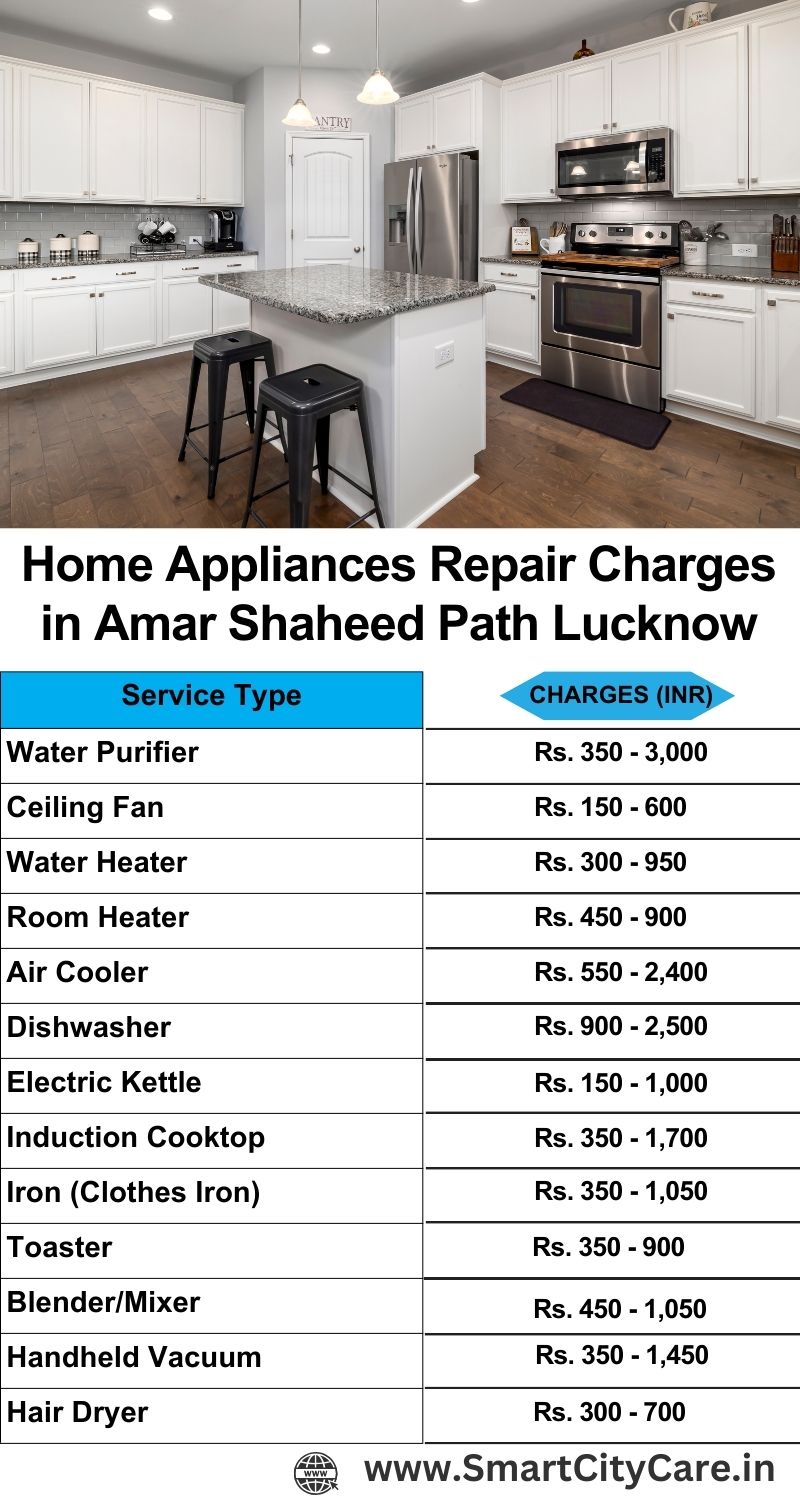Home Appliances Repair Charges in  Amar Shaheed Path ,Lucknow 