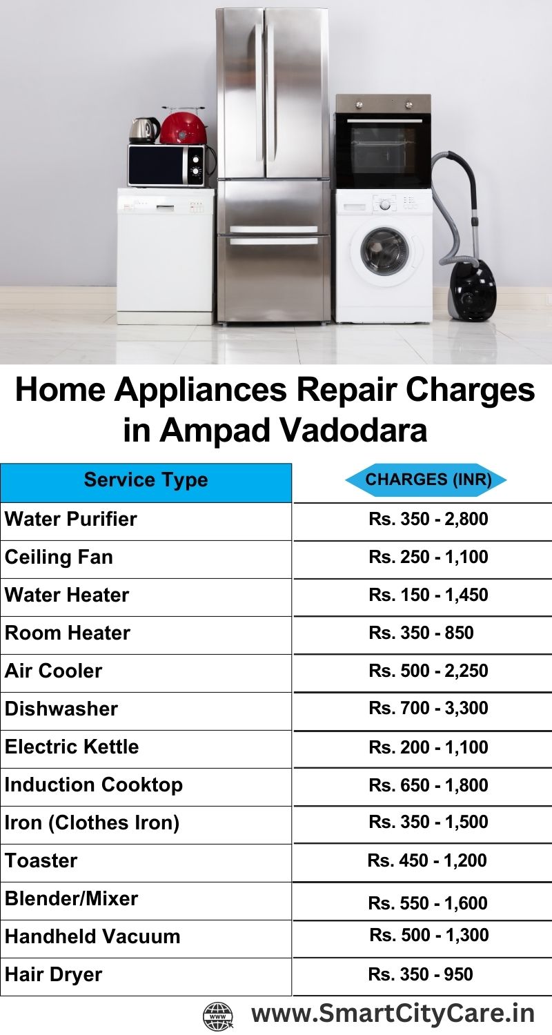 Home Appliances Repair Charges in  Ampad ,Vadodara 