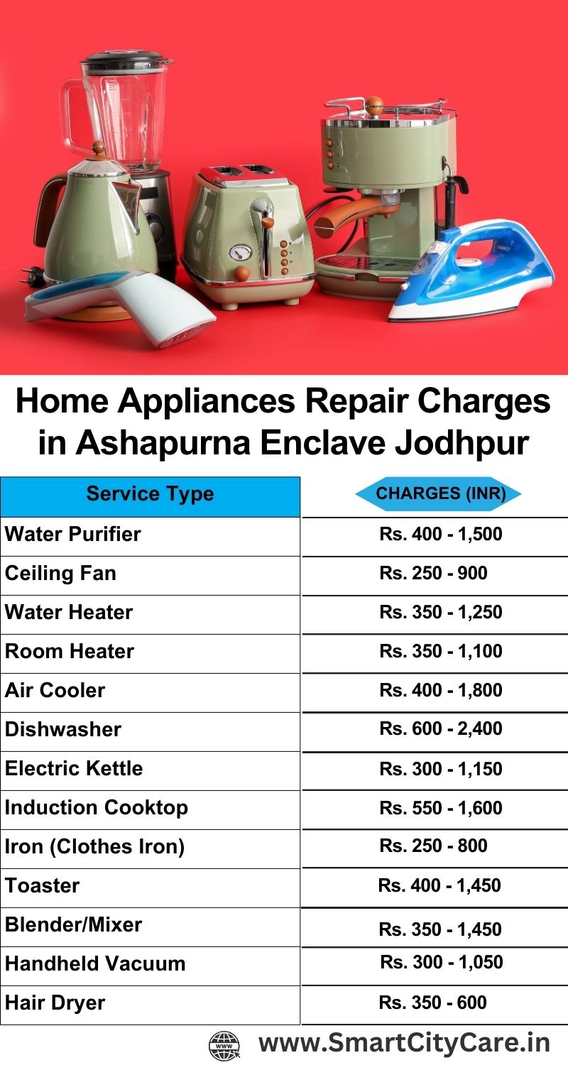 Home Appliances Repair Charges in  Ashapurna Enclave ,Jodhpur 