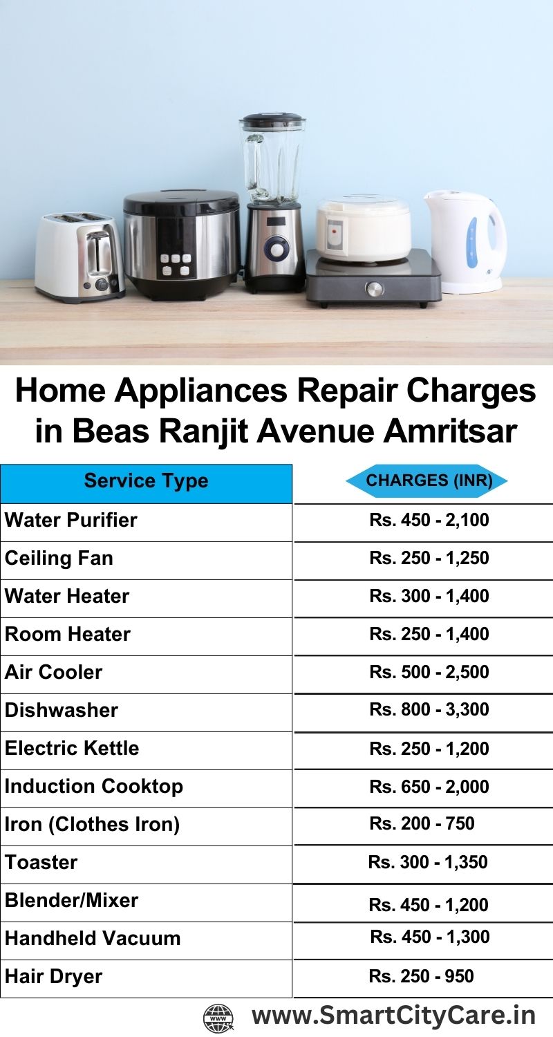 Home Appliances Repair Charges in  Beas, Ranjit Avenue ,Amritsar 