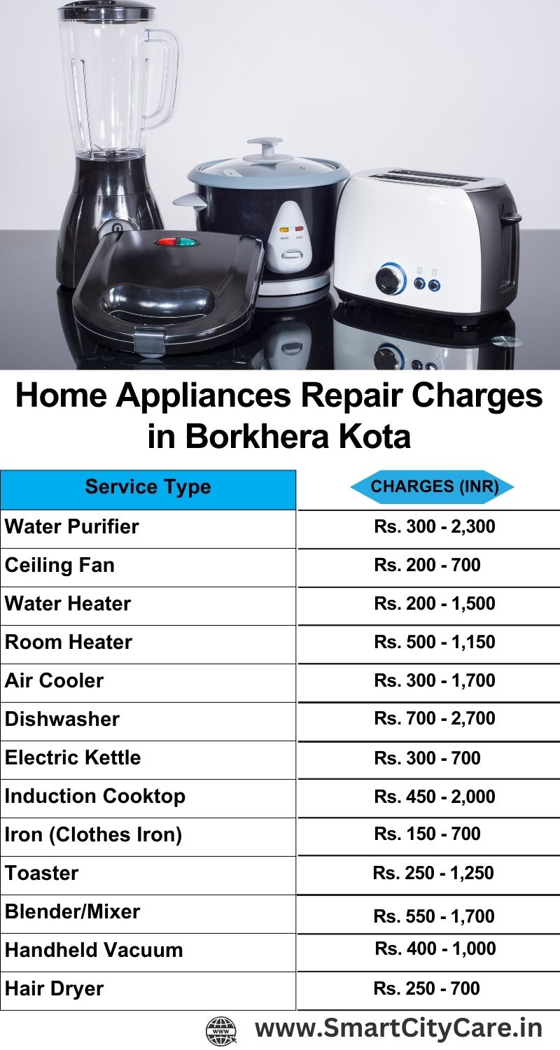 Home Appliances Repair Charges in  Borkhera ,Kota 