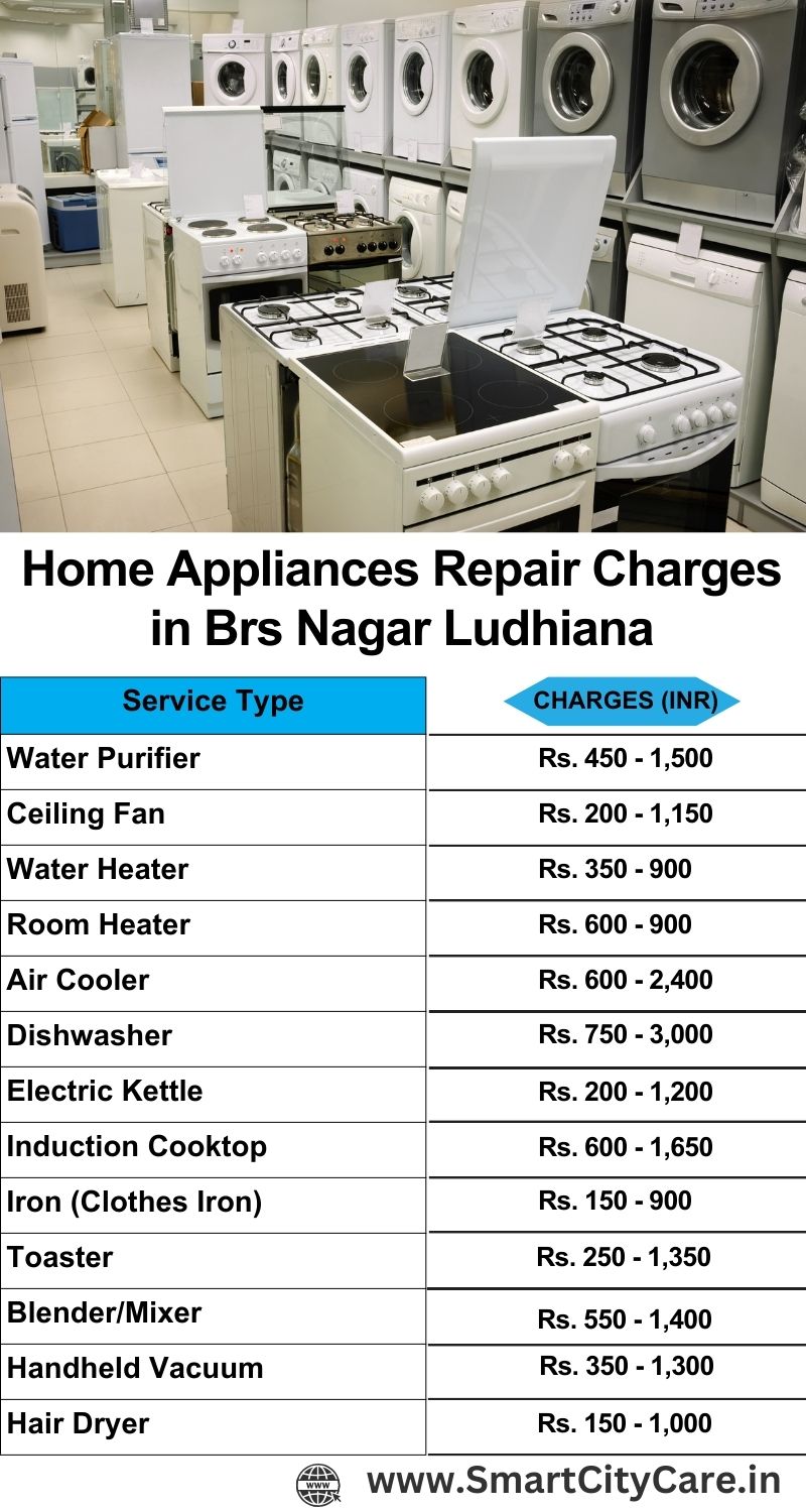 Home Appliances Repair Charges in  BRS Nagar ,Ludhiana 