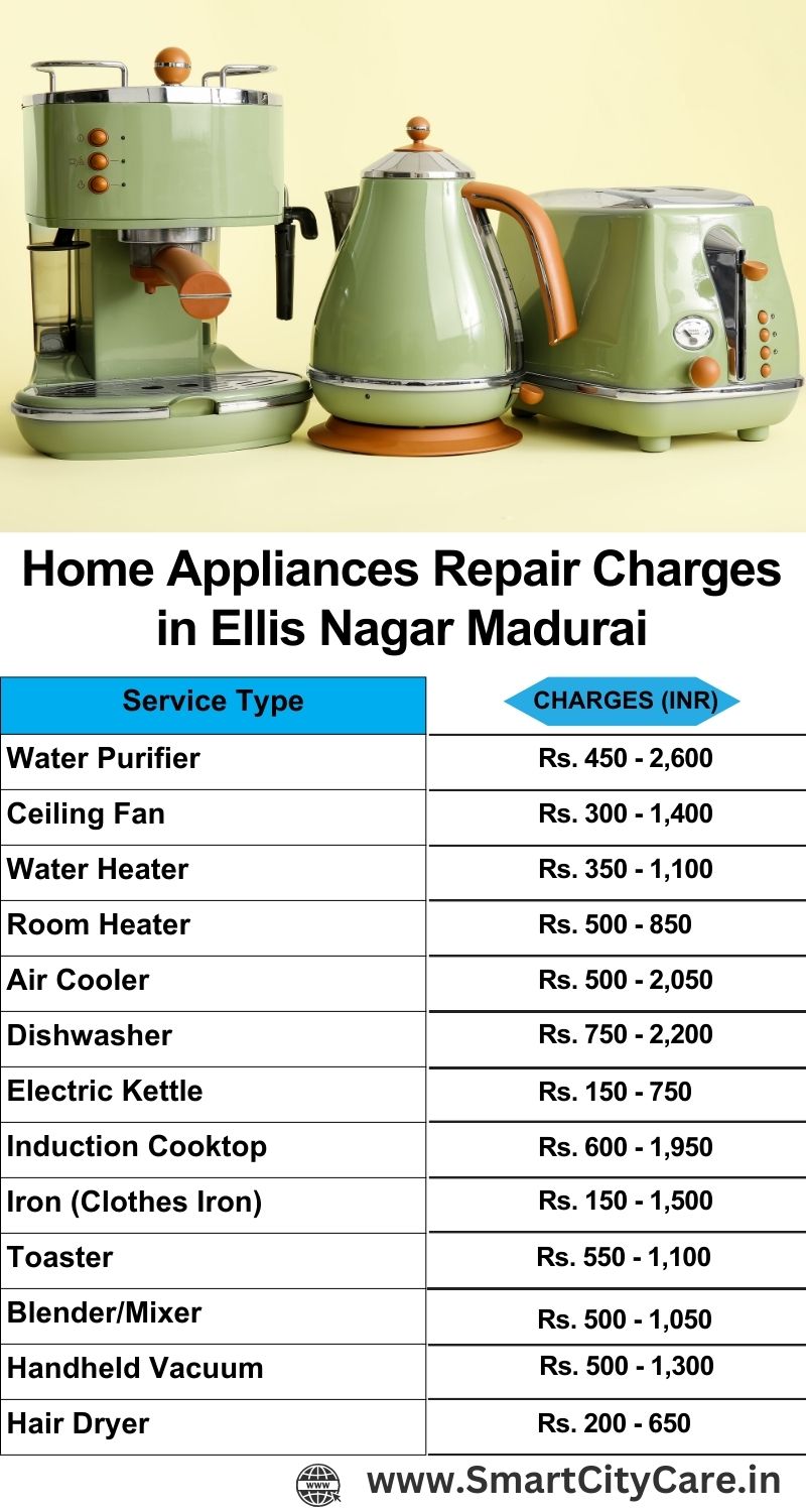 Home Appliances Repair Charges in  Ellis Nagar ,Madurai 