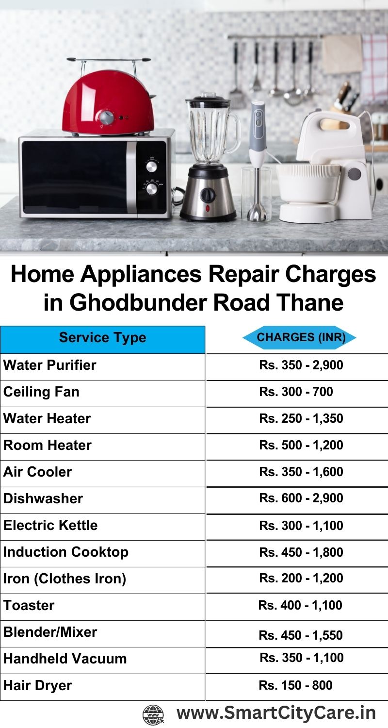 Home Appliances Repair Charges in  Ghodbunder Road ,Thane 