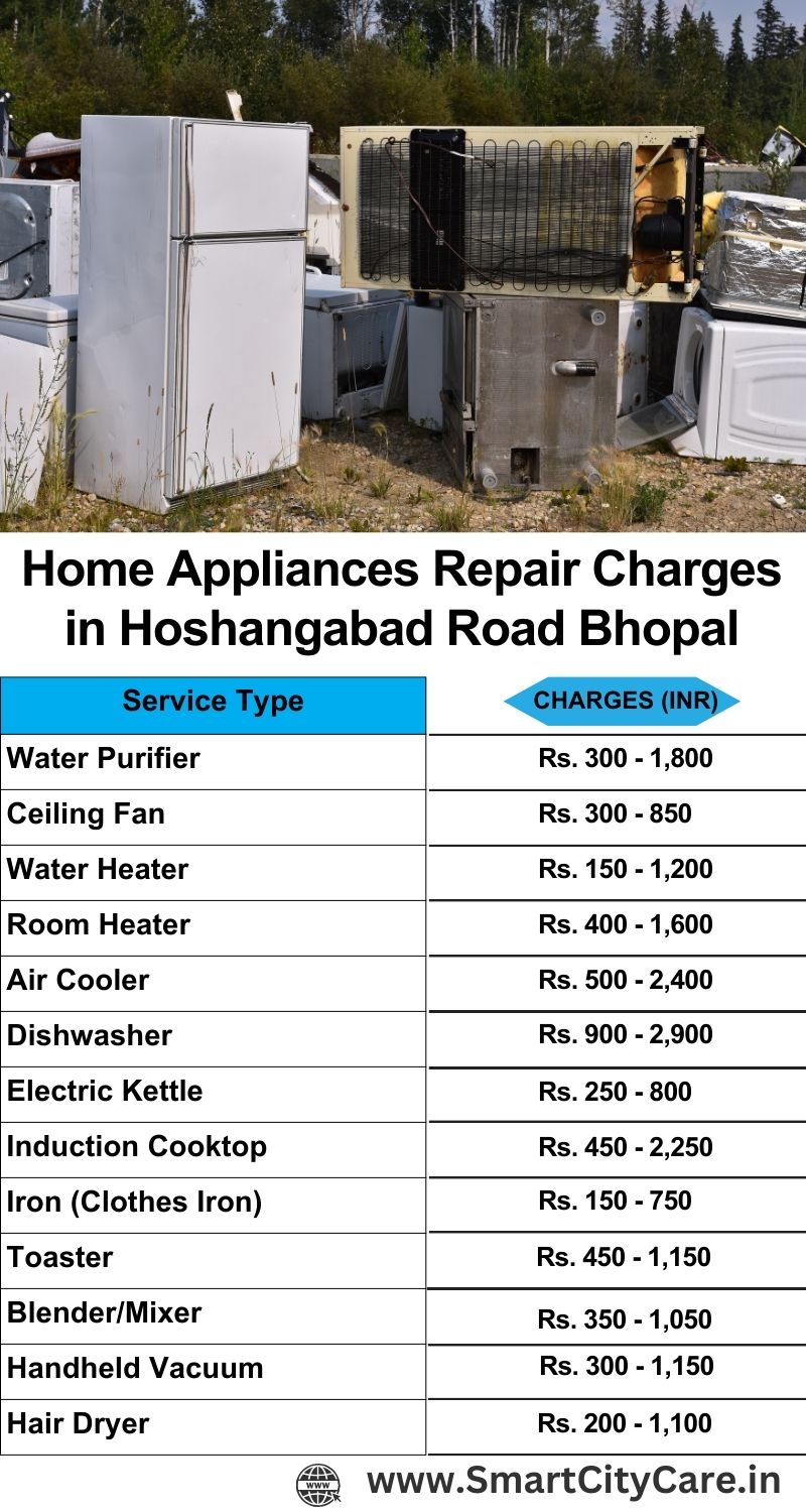 Home Appliances Repair Charges in  Hoshangabad Road ,Bhopal 