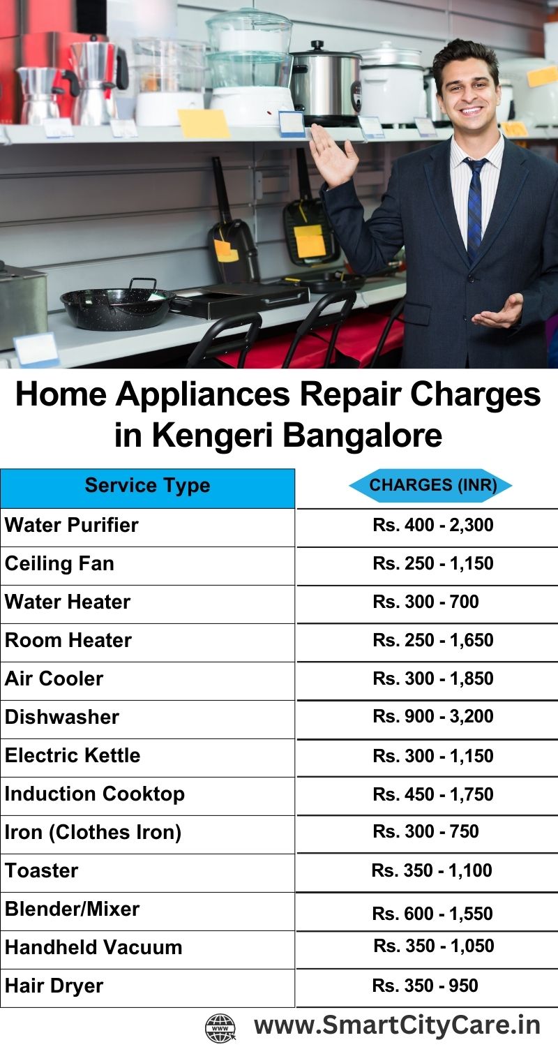 Home Appliances Repair Charges in  Kengeri ,Bangalore 