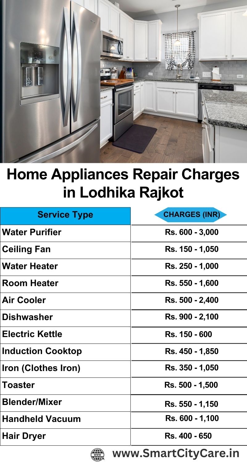 Home Appliances Repair Charges in  Lodhika ,Rajkot 