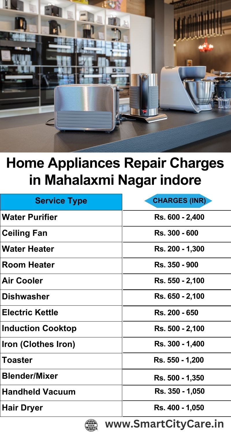 Home Appliances Repair Charges in  Mahalaxmi Nagar ,Indore 