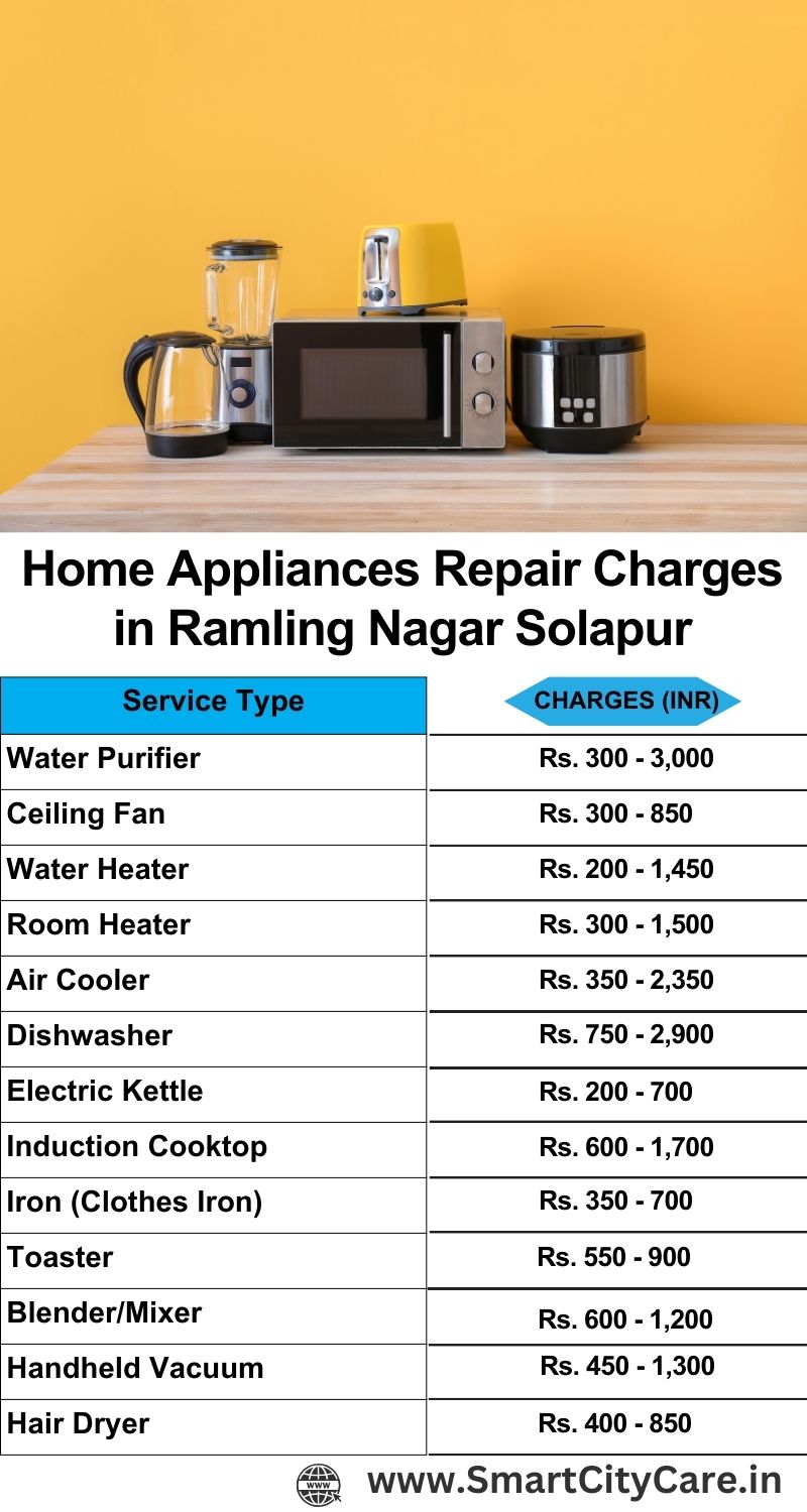 Home Appliances Repair Charges in  Ramling Nagar ,Solapur 