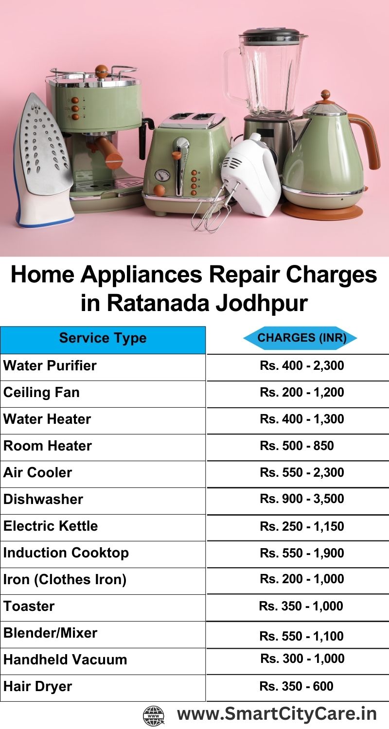 Home Appliances Repair Charges in  Ratanada ,Jodhpur 