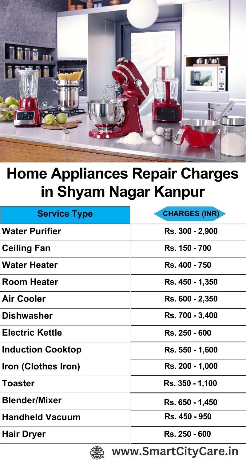 Home Appliances Repair Charges in  Shyam Nagar ,Kanpur 