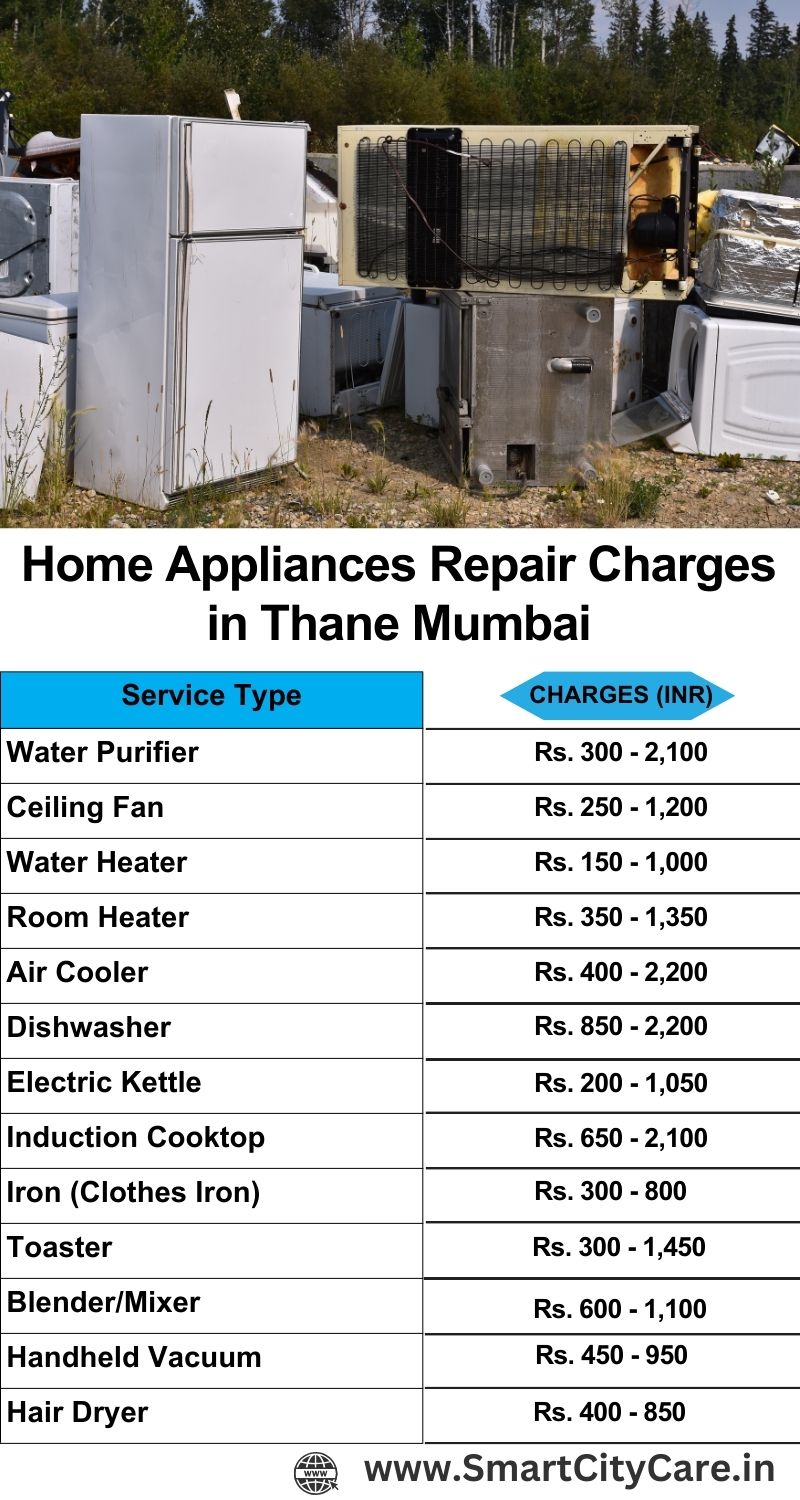 Home Appliances Repair Charges in  Thane ,Mumbai 