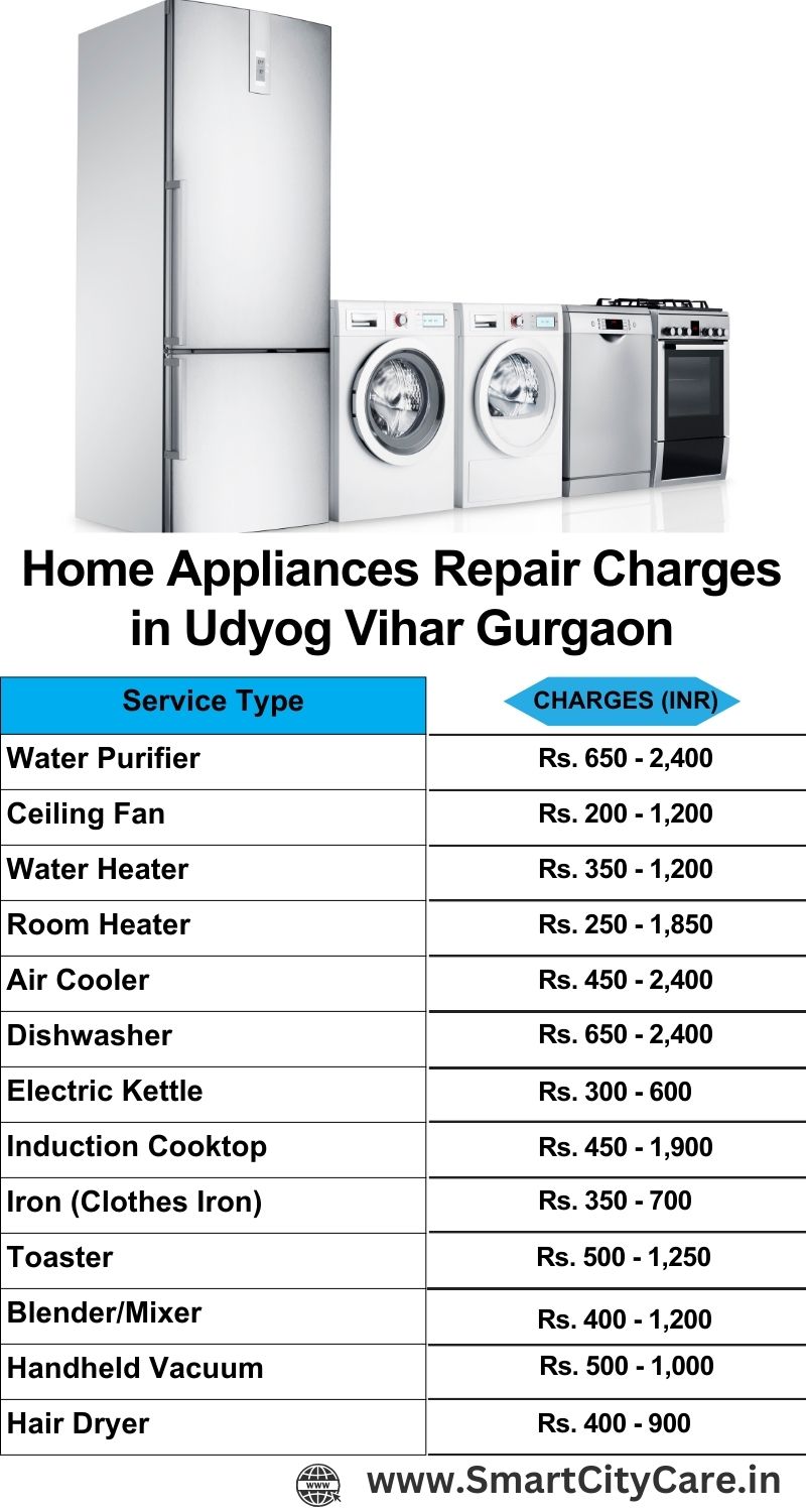 Home Appliances Repair Charges in  Udyog Vihar ,Gurgaon 