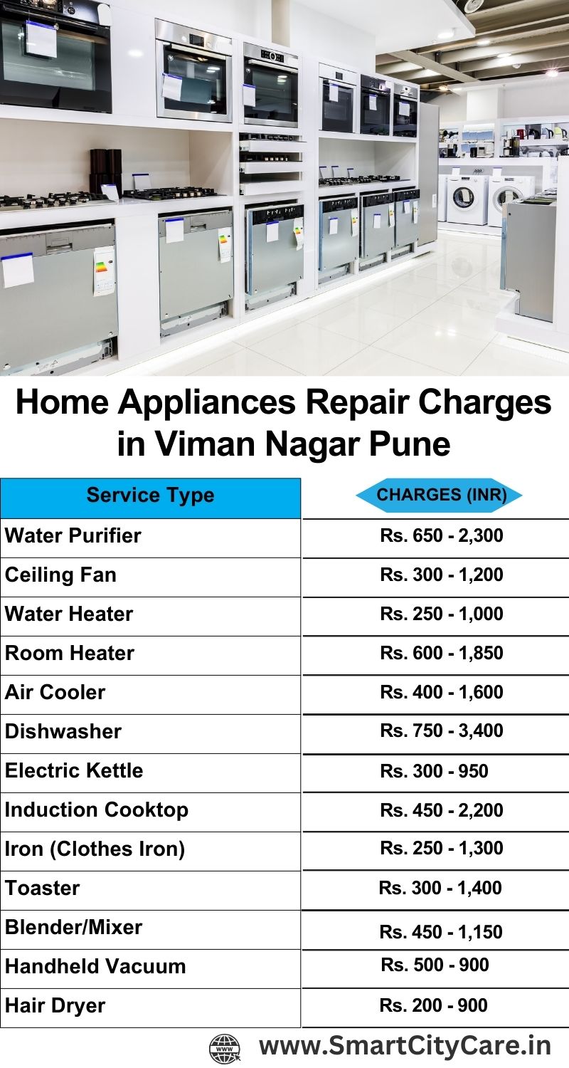 Home Appliances Repair Charges in  Viman Nagar ,Pune 