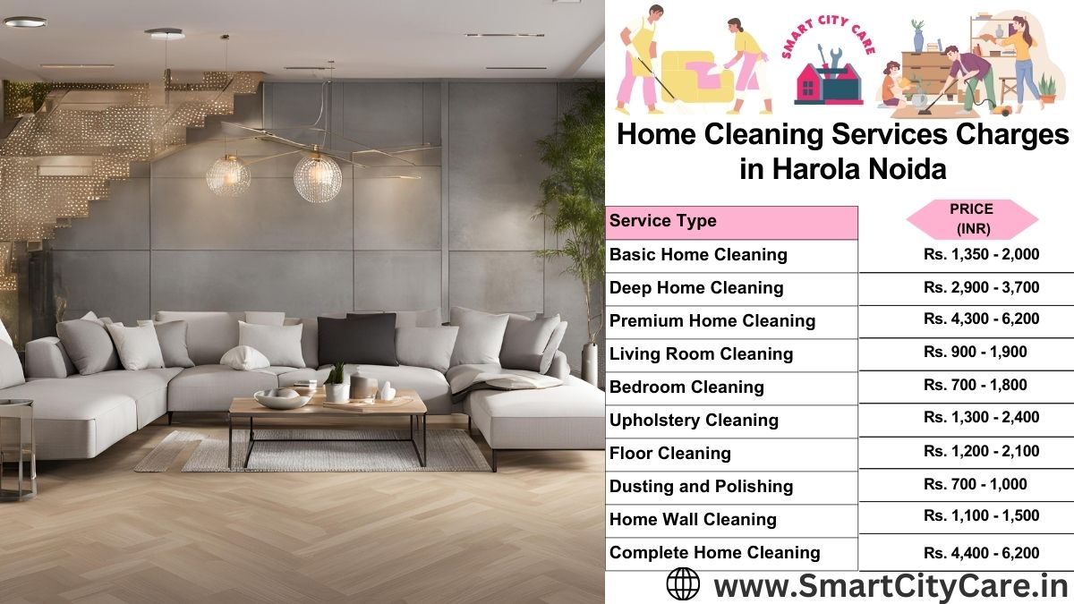 Home Cleaning Charges list in Sector 53, Noida