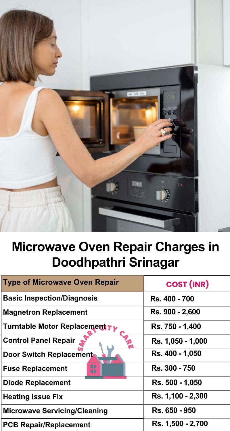 Microwave Repair Services Charges in  Doodhpathri ,Srinagar 