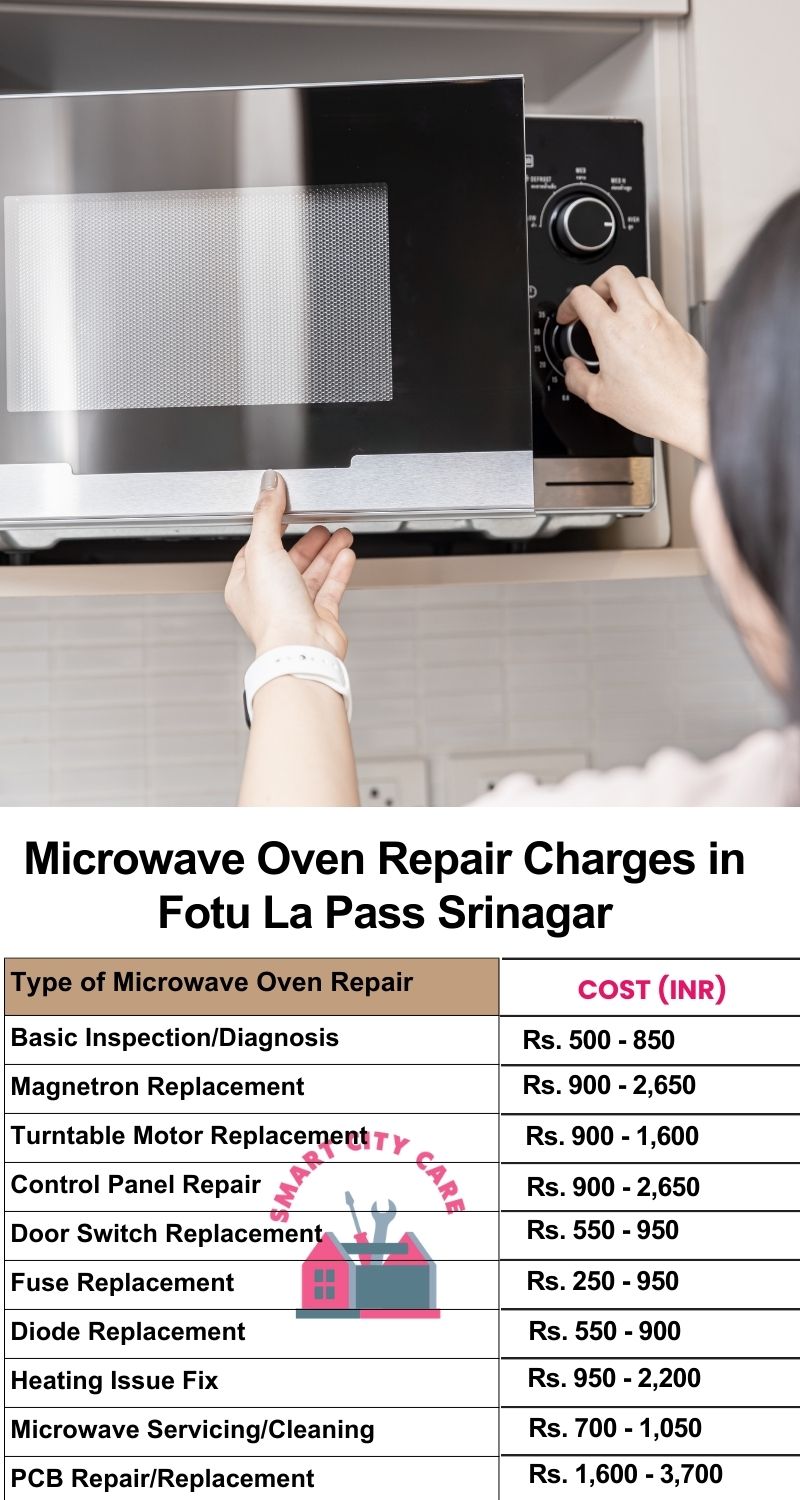 Microwave Repair Services Charges in  Fotu La Pass ,Srinagar 