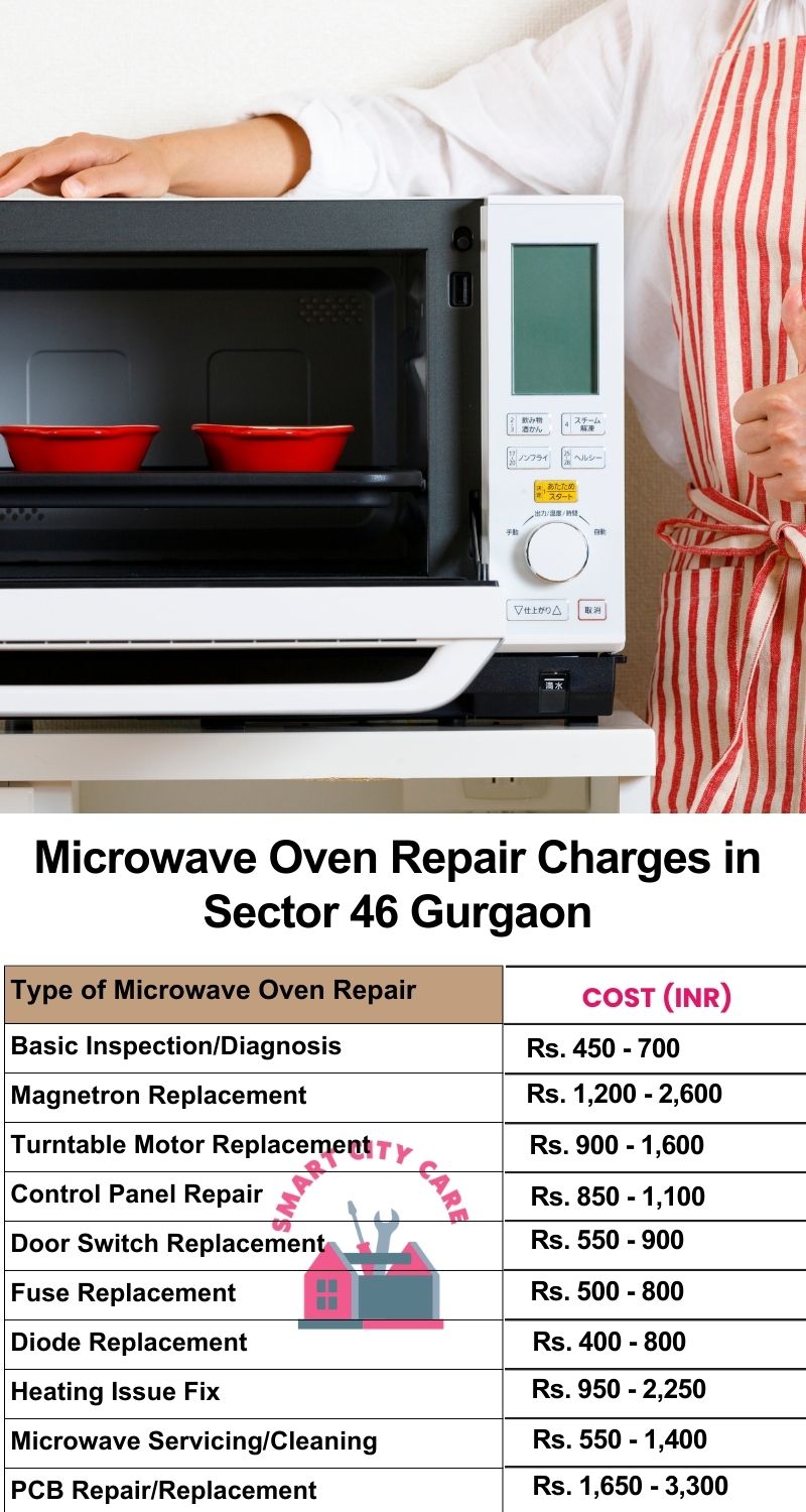 Microwave Repair Services Charges in  Sector 46 ,Gurgaon 