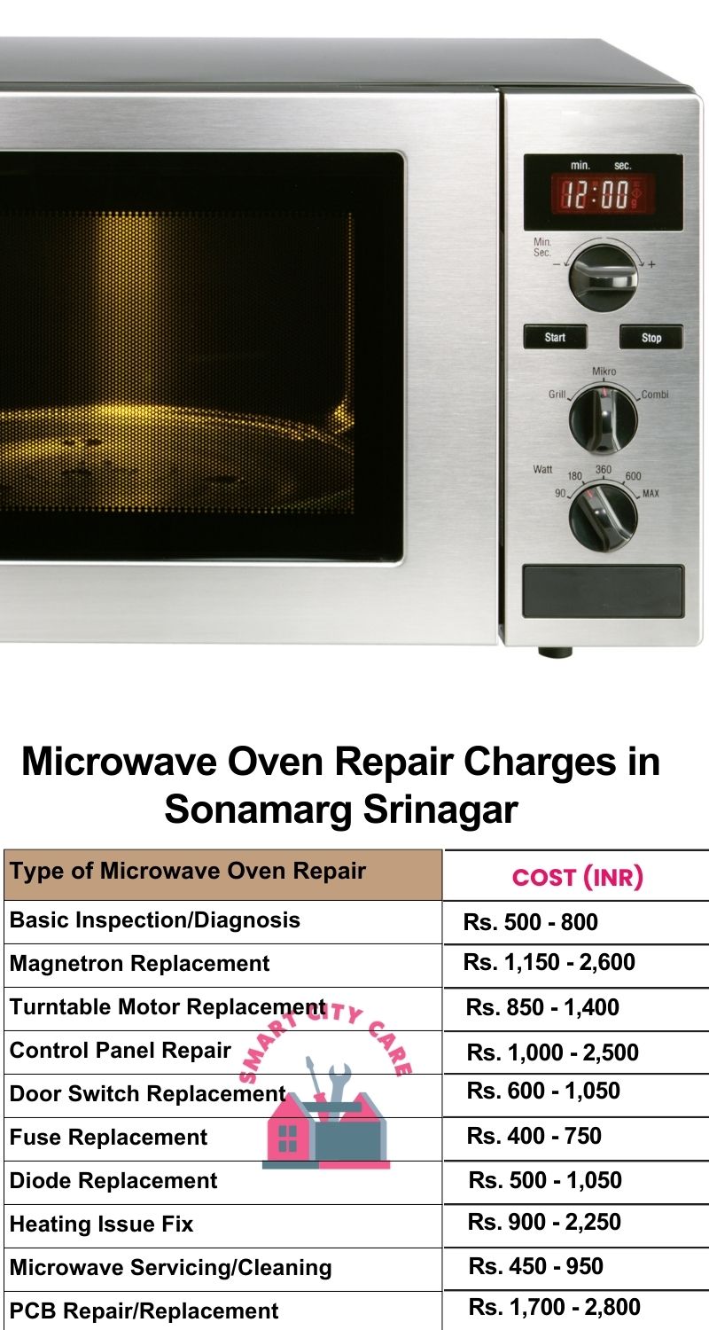 Microwave Repair Services Charges in  Sonamarg ,Srinagar 