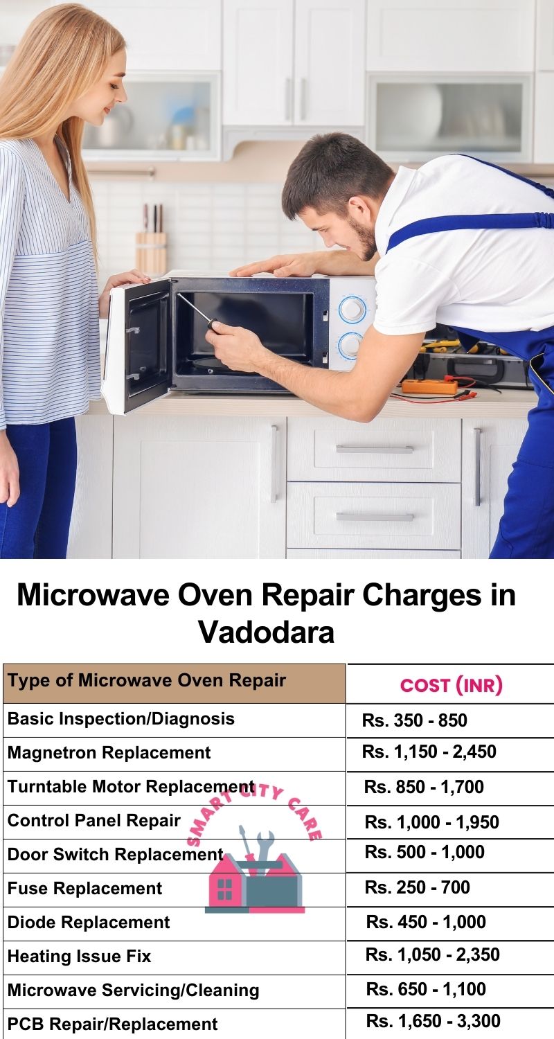 Microwave Repair Services Charges in Vadodara