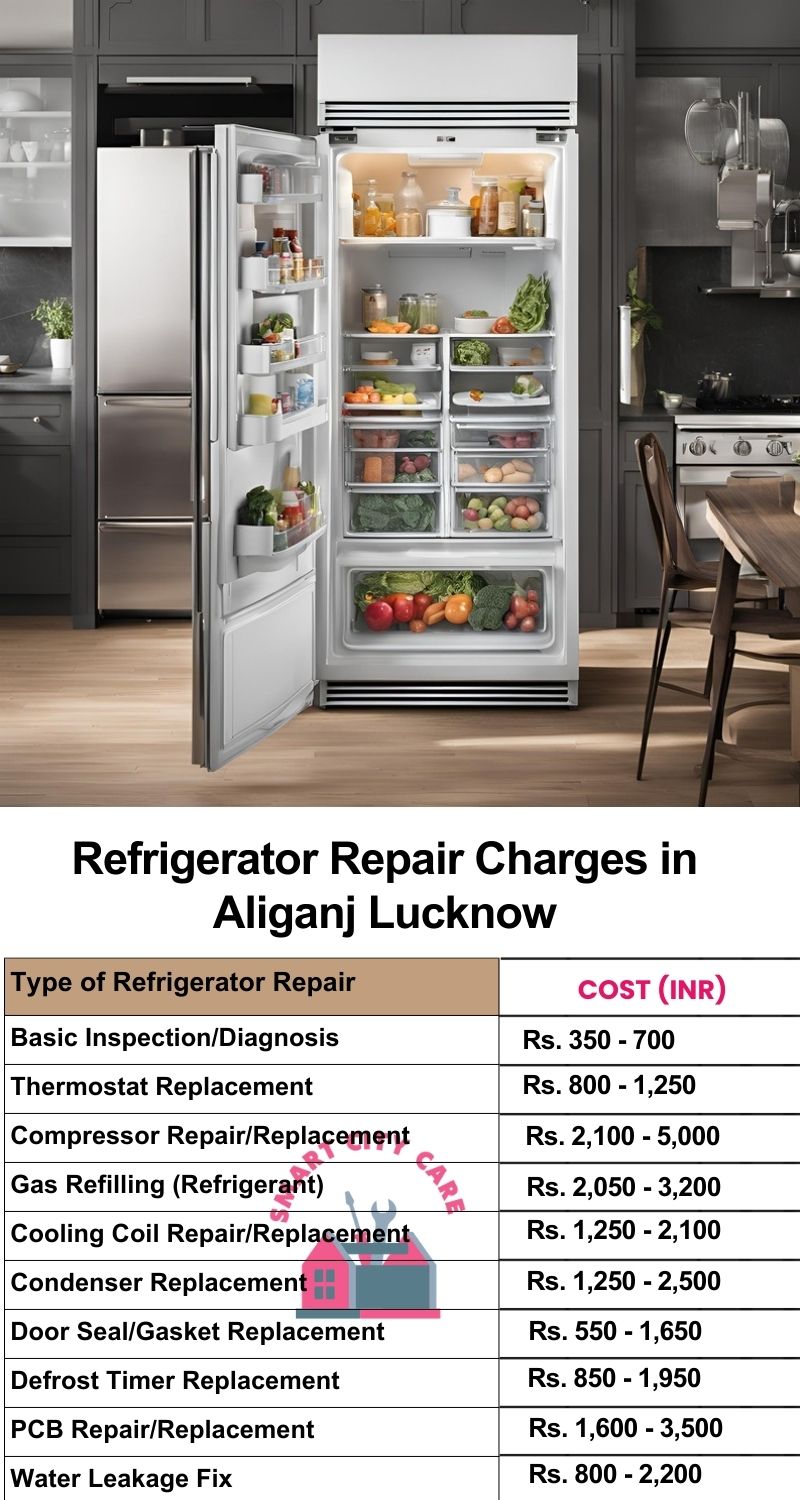 Refrigerator Repair Services Charges in Aliganj ,Lucknow