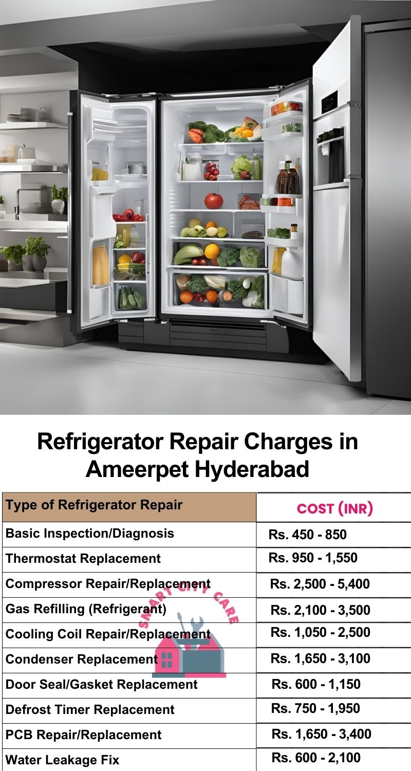 Refrigerator Repair Services Charges in Ameerpet ,Hyderabad