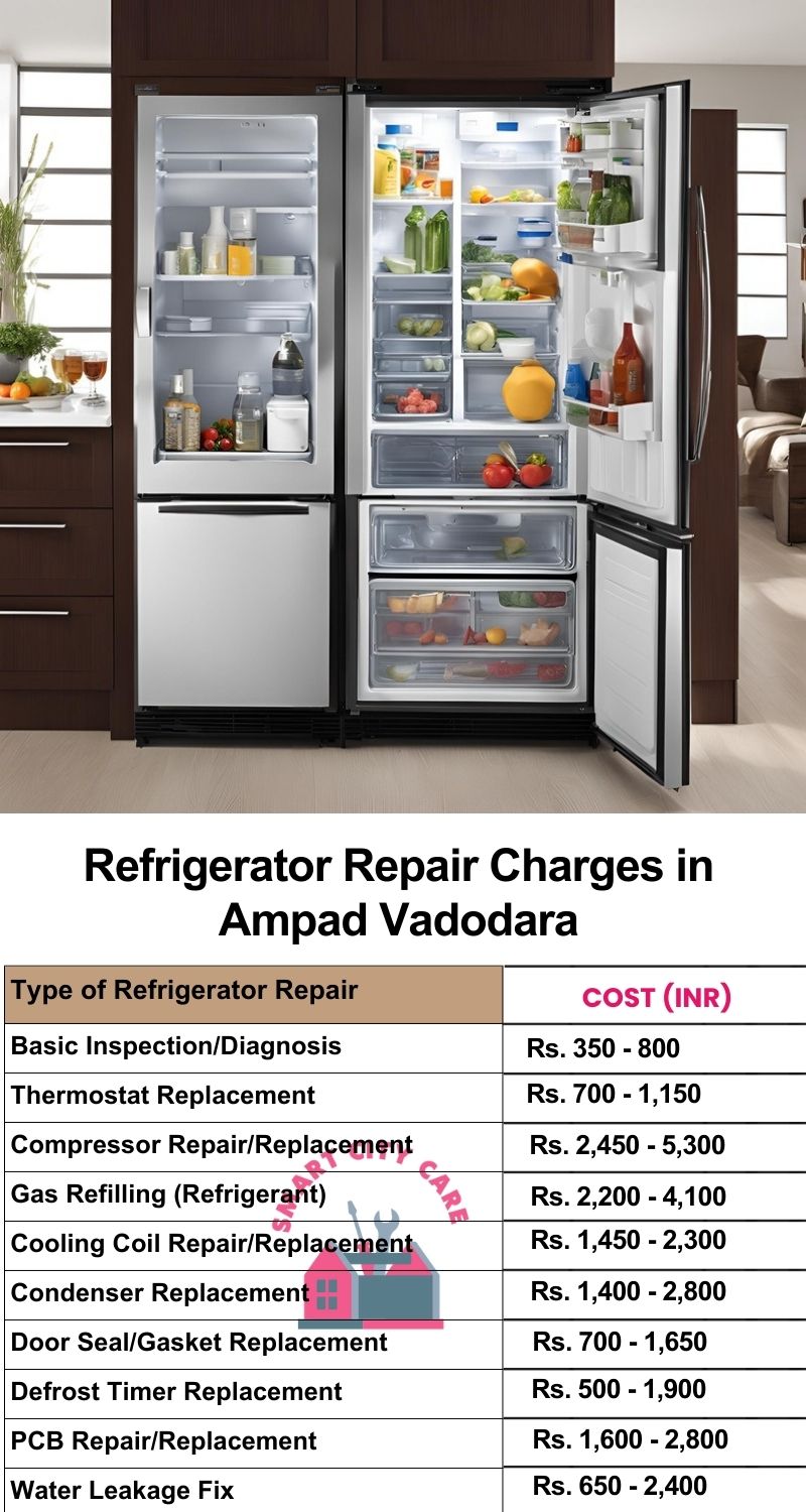 Refrigerator Repair Services Charges in  Ampad ,Vadodara 