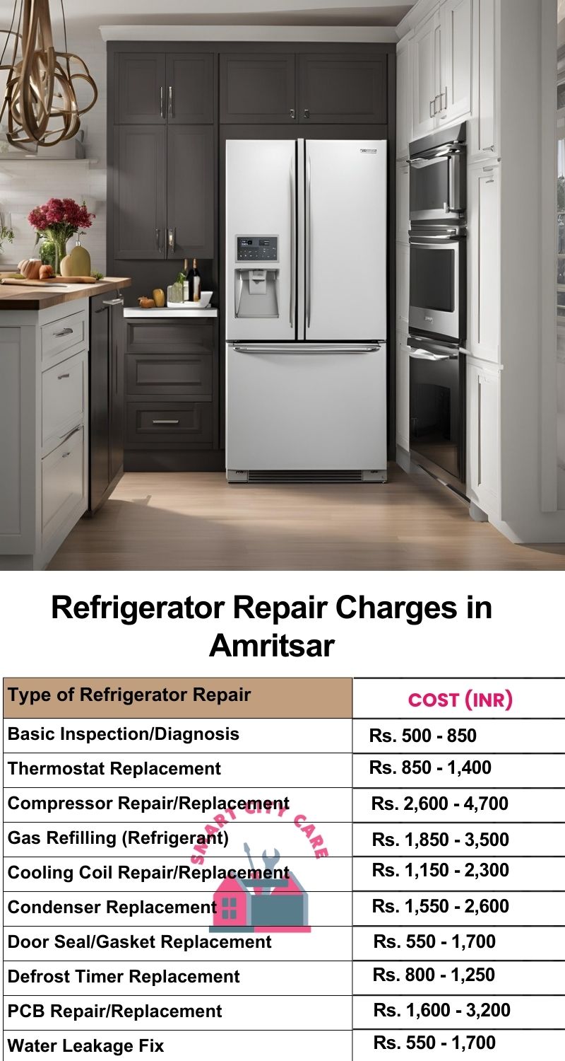 Refrigerator Repair Services Charges in Amritsar