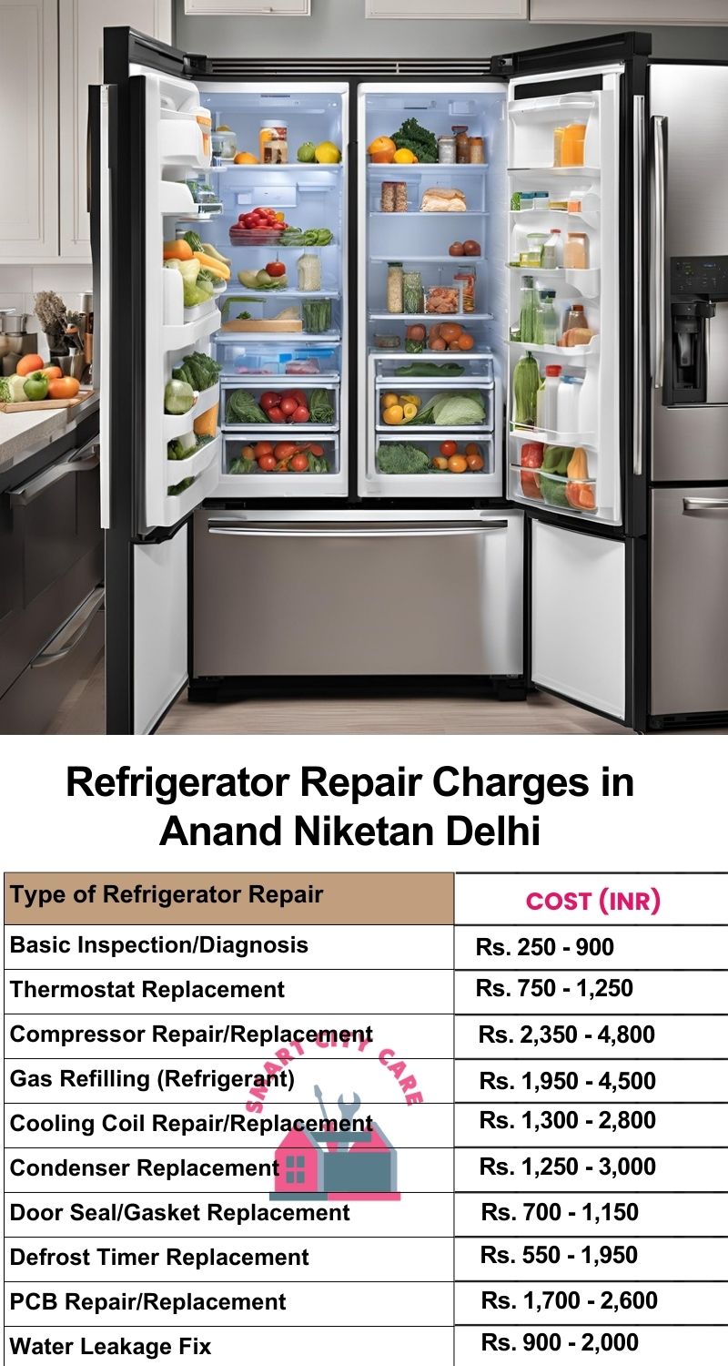 Refrigerator Repair Services Charges in  Anand Niketan ,Delhi 