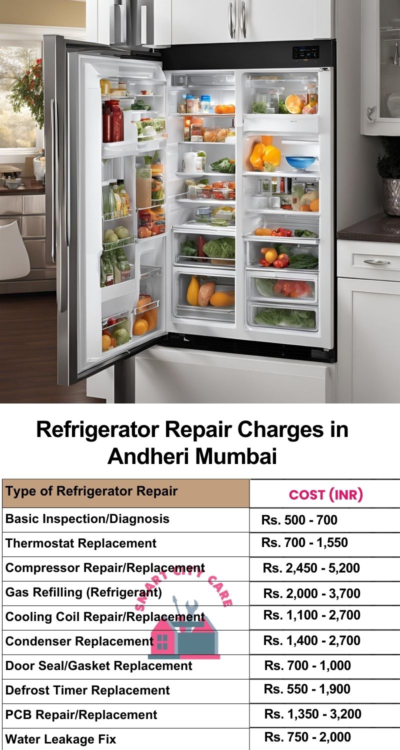 Refrigerator Repair Services Charges in  Andheri ,Mumbai 