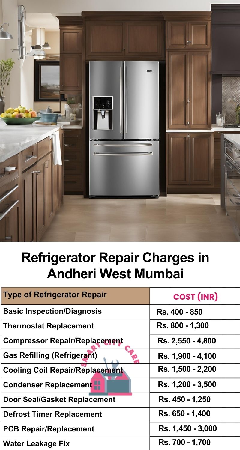 Refrigerator Repair Services Charges in  Andheri West ,Mumbai 