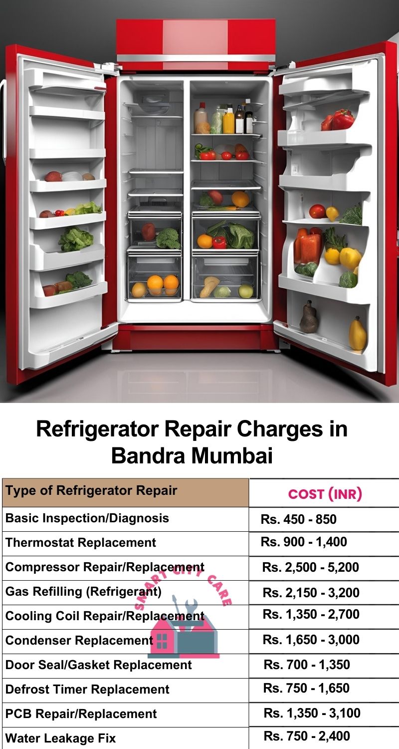 Refrigerator Repair Services Charges in  Bandra ,Mumbai 