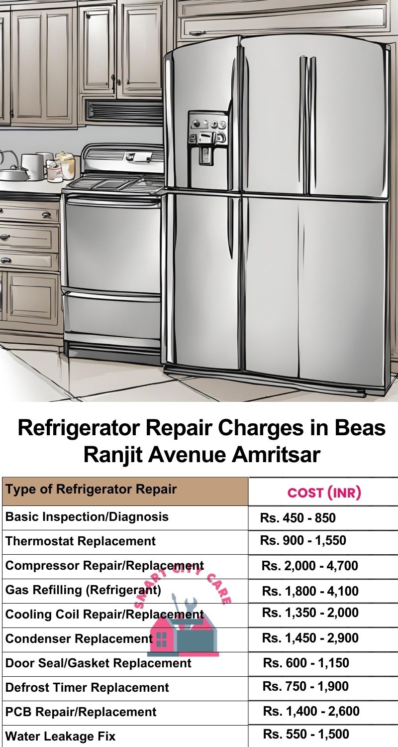 Refrigerator Repair Services Charges in  Beas, Ranjit Avenue ,Amritsar 